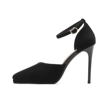 Zubumei High Heels Women's Black, Nude