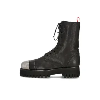 424 X Steel Toe Ankle Boots Unisex Black