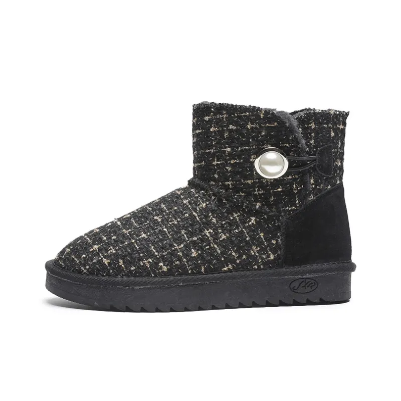 ABIDJAN Warm Short Mid-Calf Snow Boots Unisex-0