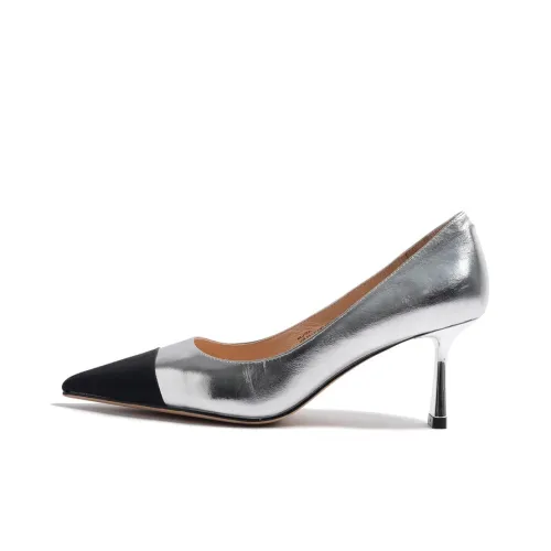 STEVE MADDEN Slim Heel High Heels 7cm Women's Silver