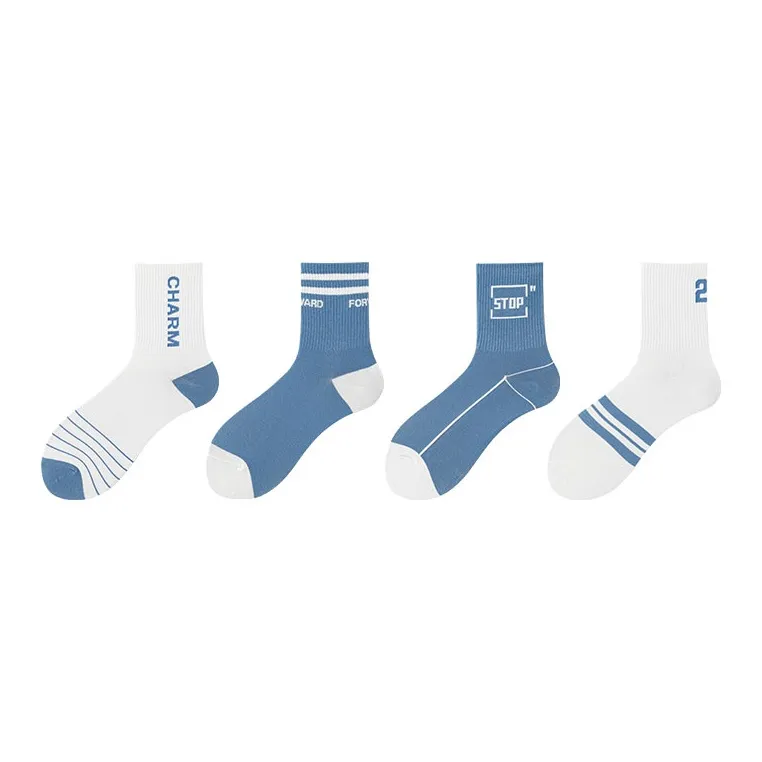 BONAS Mid-Calf Socks Men's Combo Set-20