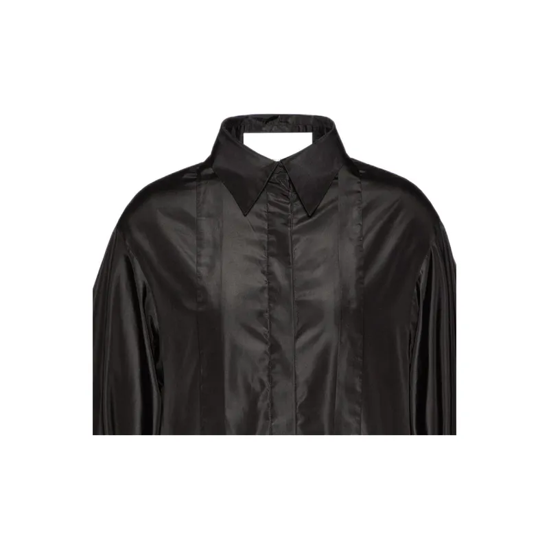 Valentino Long Sleeved Dresses Women's Black-4