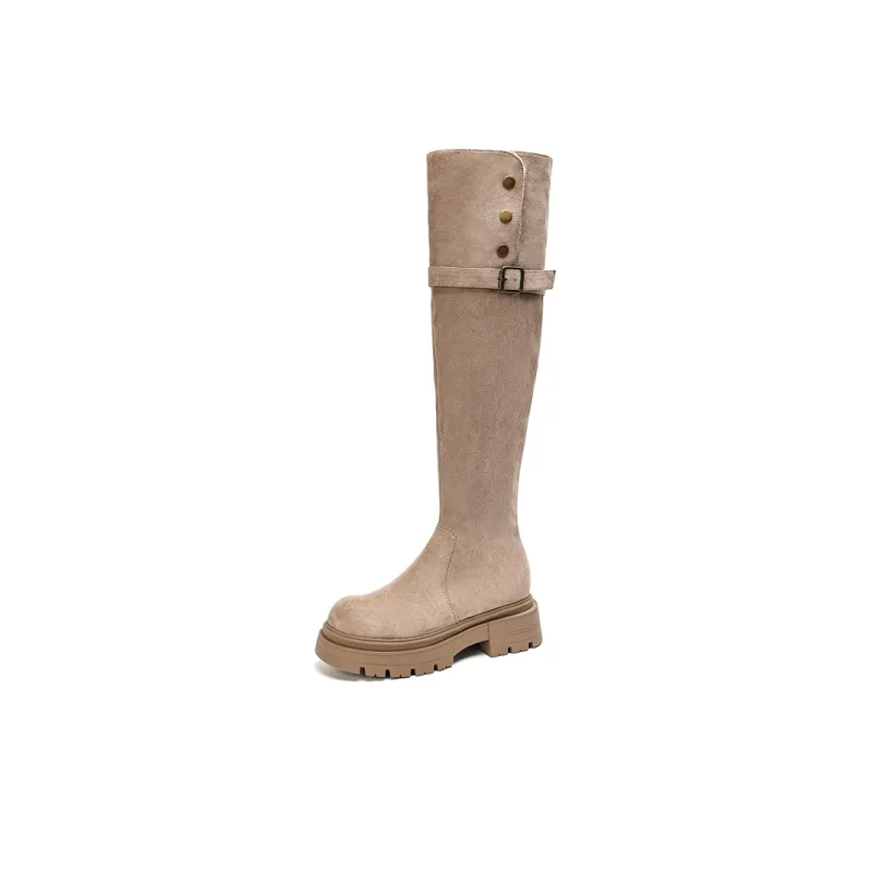 EBLAN Knee-high Boots Women's Umber-17