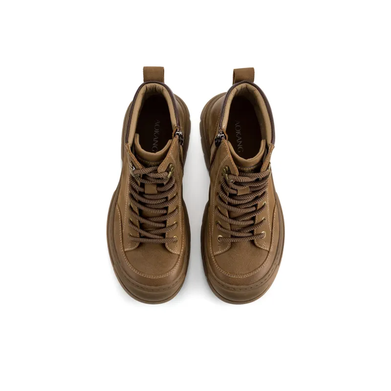 AOKANG Martin Boots Men Brown-3