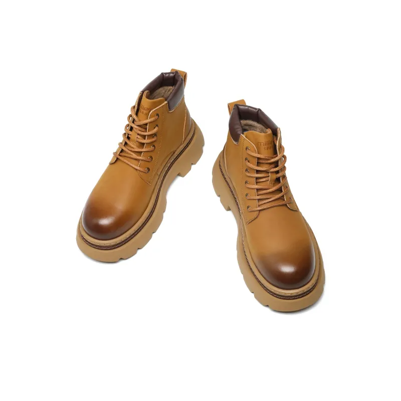 MILLIE'S Ankle Boots Men's Yellow-4
