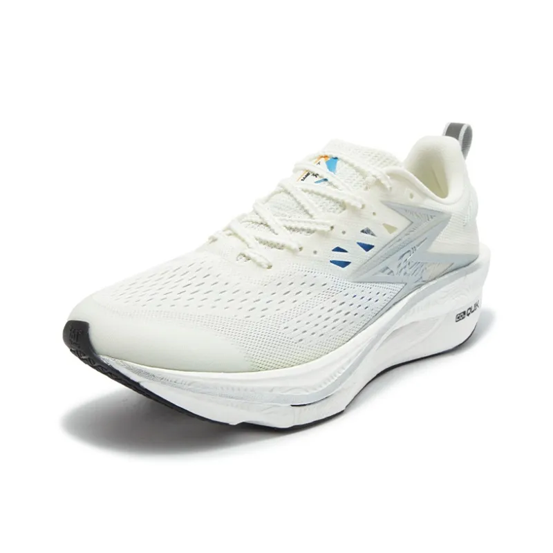 361° Cushioning Anti Slip And Wear Resistant Low Top Running Shoes Unisex Ecru-1