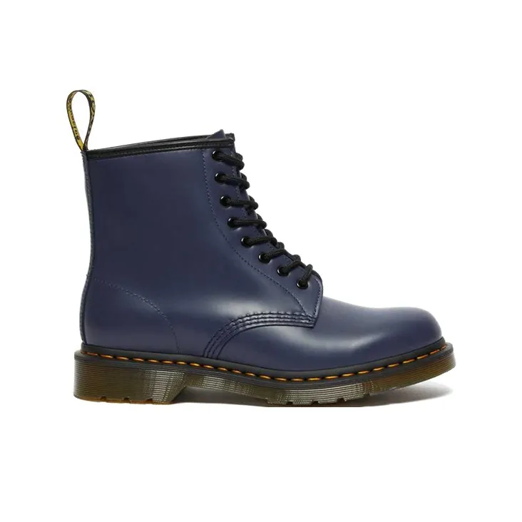 Dr.Martens 1460 Smooth Leather Lace Up Boots 'Blue'-1