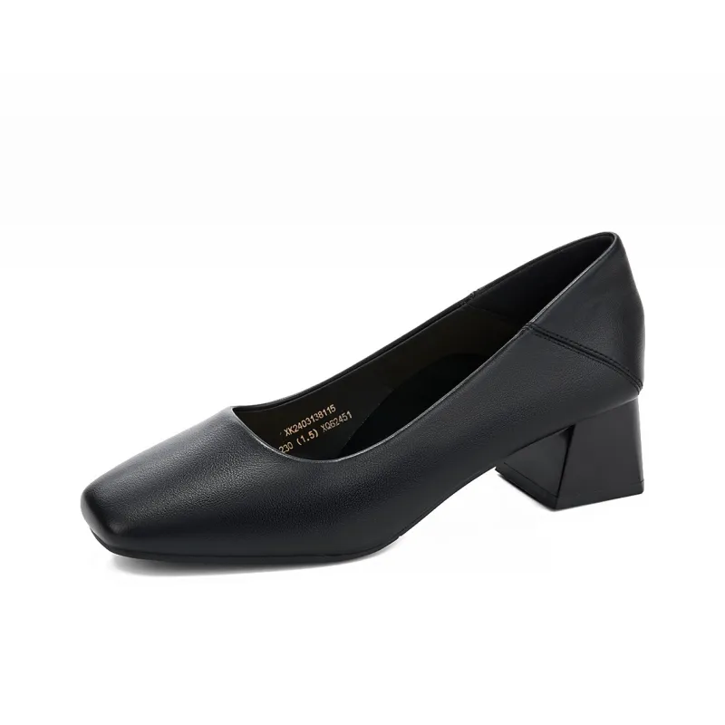 KEKAFU Chunky Heel High Heels 4.1cm Women's-11