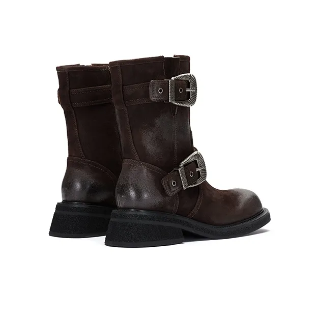 SUGARSU Ankle Boots Women's Ancora Red-3