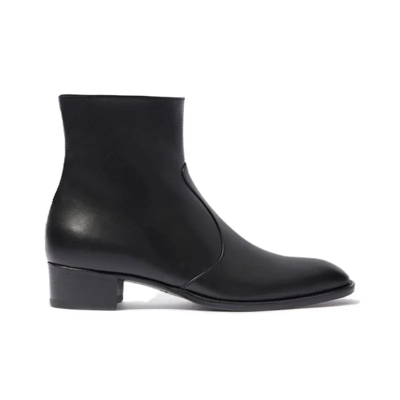 SCAROSSO Warren Zipped Chelsea Boots-1