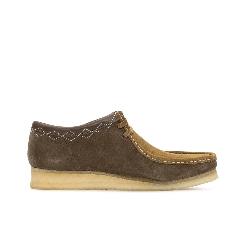 Clarks Wallabee Ankle Boots Men's Brown-1