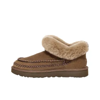 UGG Warm Ankle Length Snow Boots Women's Walnut