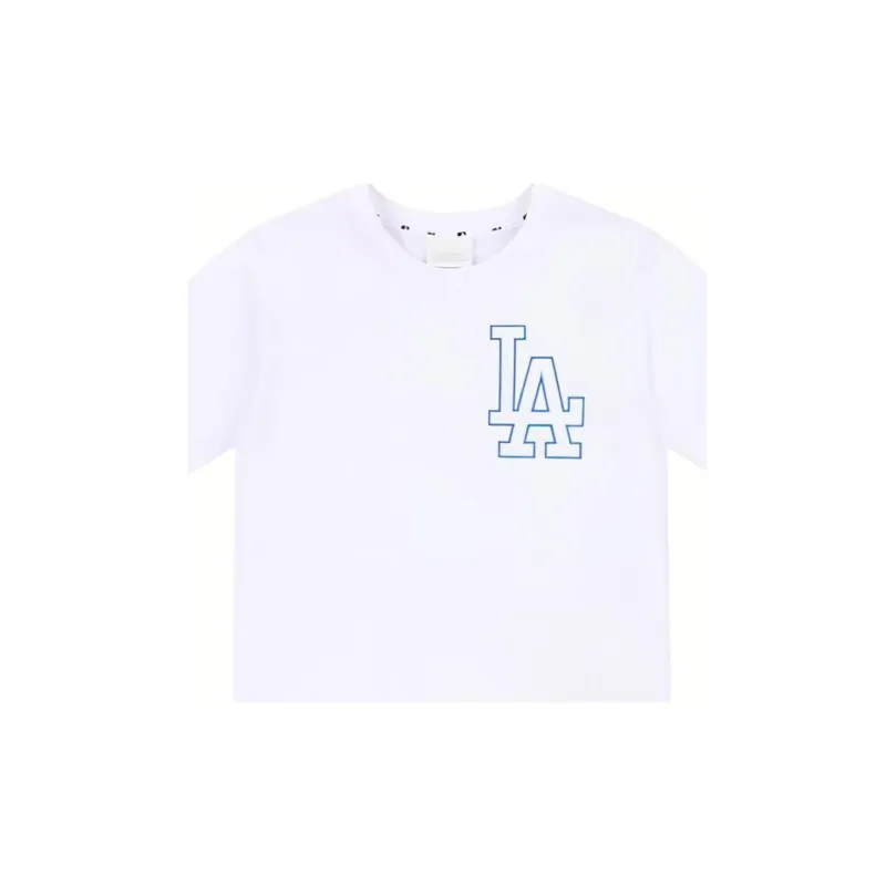 MLB Short Sleeved Dresses Women's White-6