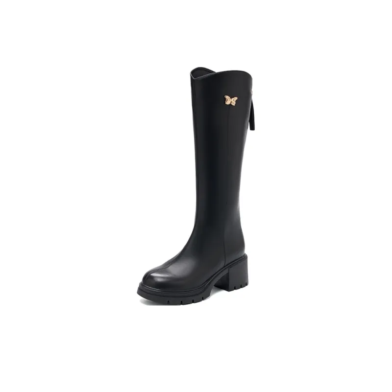 DAPHNE Slim Boots Knee-high Boots 6cm Women's-7