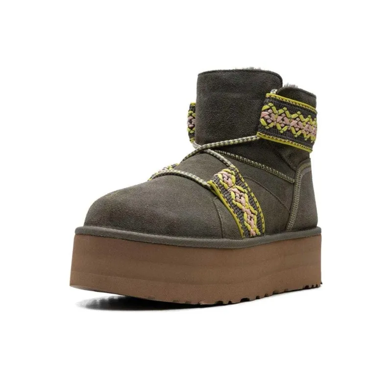 UGG Classic Mini II Braid Platform Boots-2