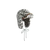 Black White Leopard Print