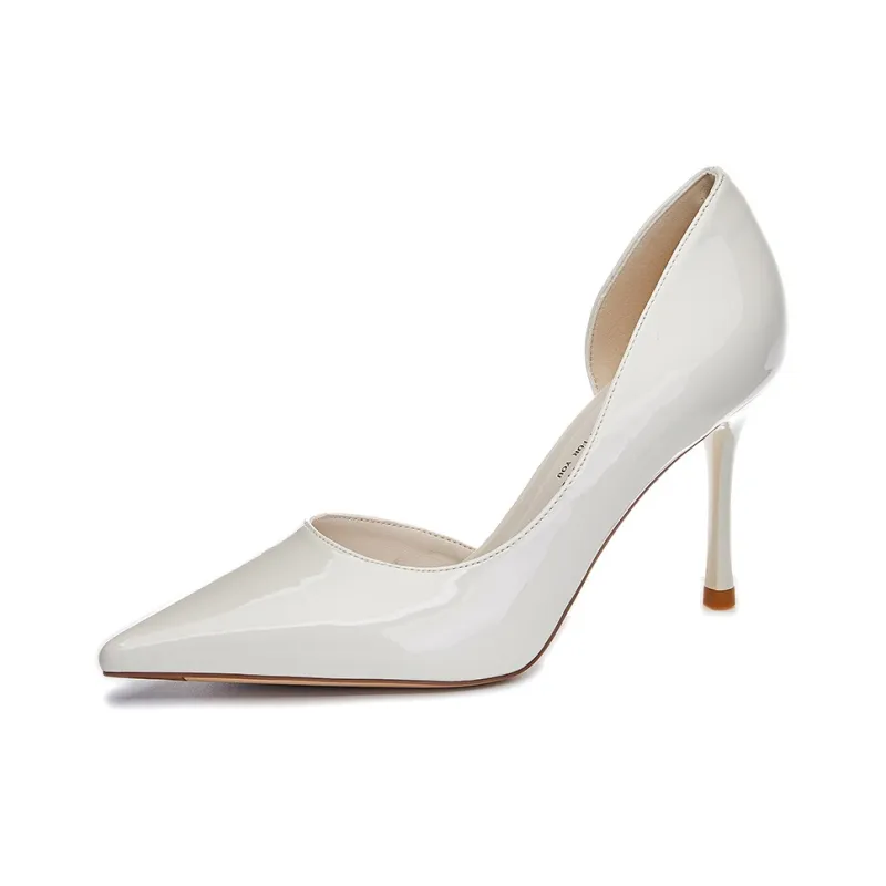 POOQ Slim Heel High Heels 8.5cm Women's-5