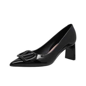 Zubumei Chunky Heel High Heels Women's