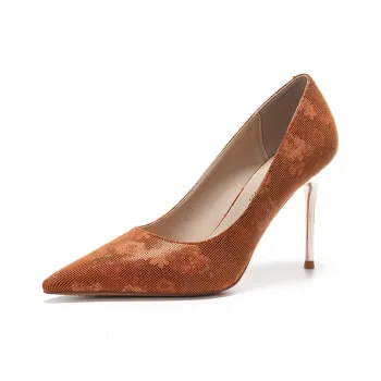 WEISHIBANGWEI Slim Heel High Heels Women's