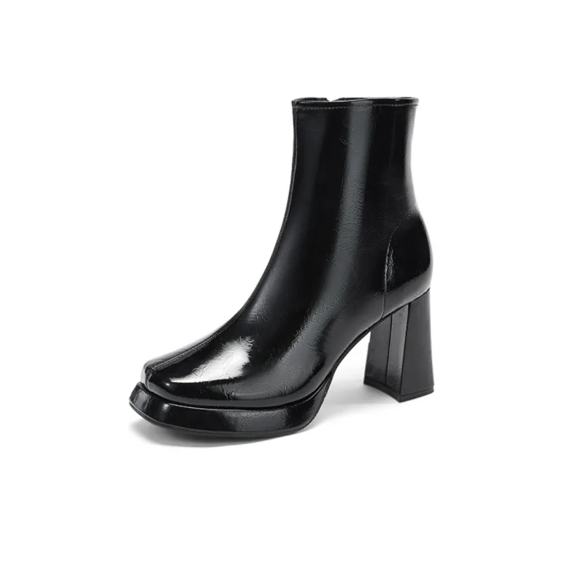 DAPHNE Ankle Boots Women's Black, Silver-1