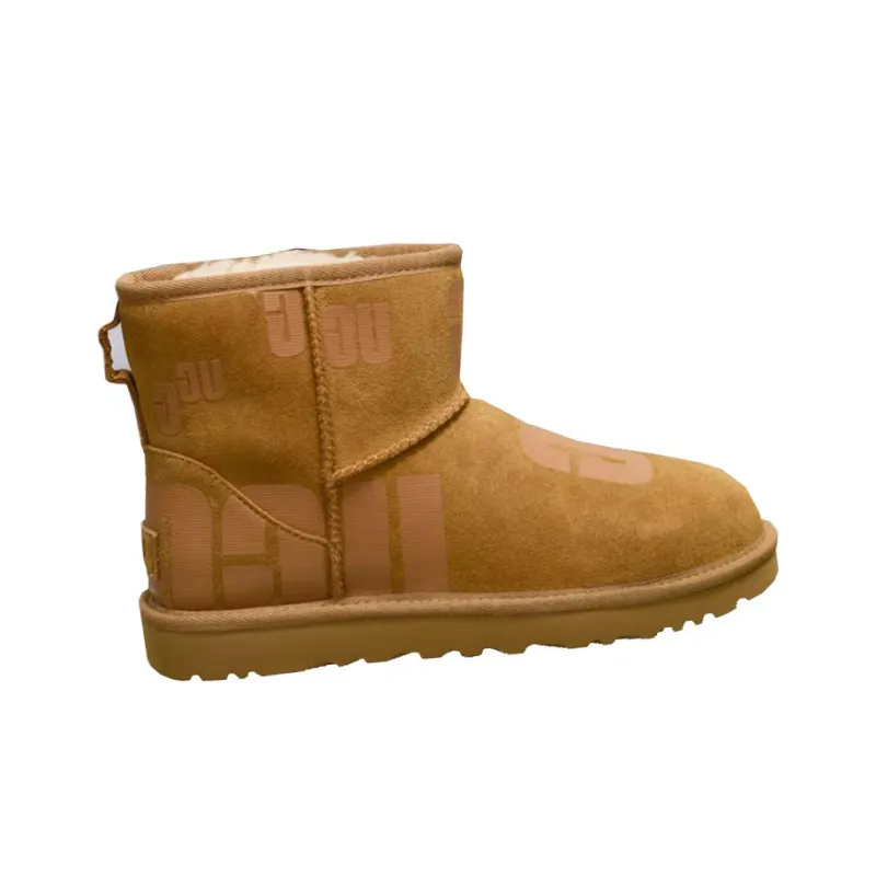 UGG Classic Mini Scatter Graphic 'Chestnut'-1