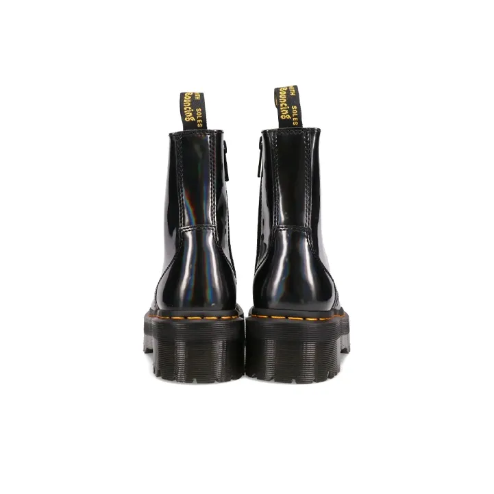 Dr.Martens Jadon Hologram Leather Martin Boots Black-4