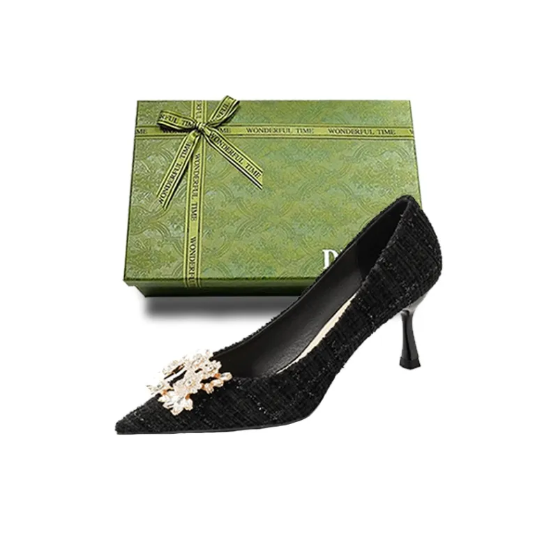 Dunnu Slim Heel High Heels 6.5cm Women's-8