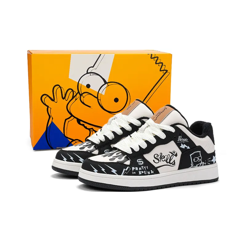 The Simpsons Low Top Skateboard Shoes Unisex-16