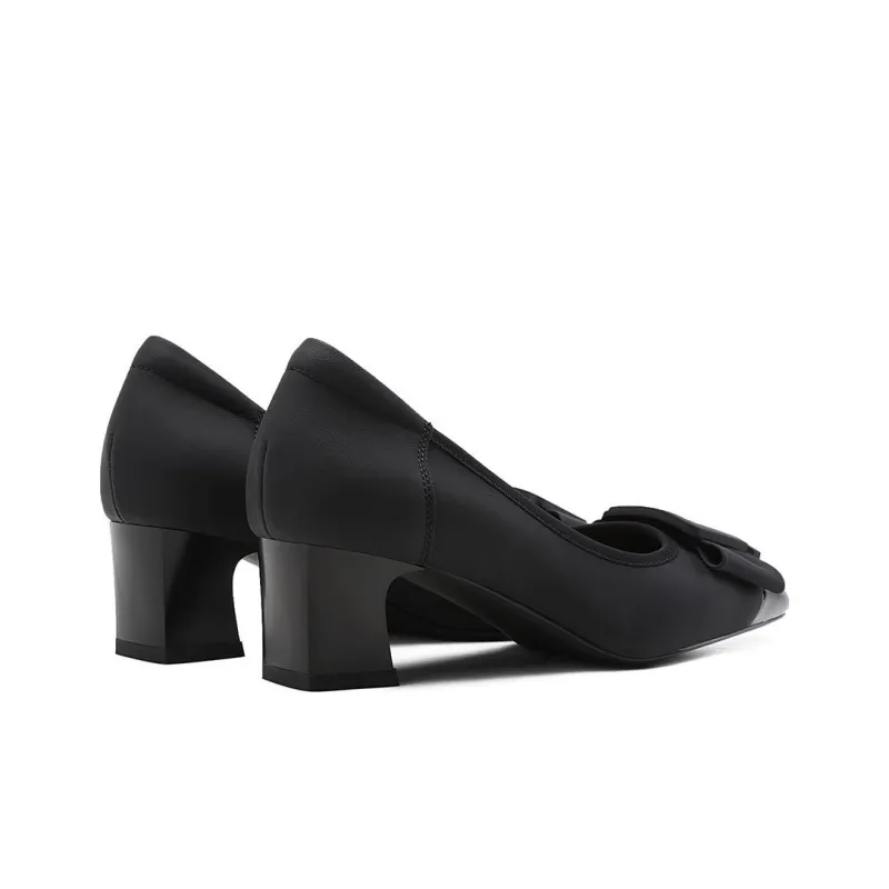 BOSSSUNWEN Chunky Heel High Heels 5cm Women's-4