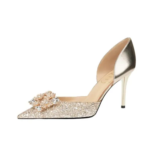 Zubumei Slim Heel High Heels 8cm Women's