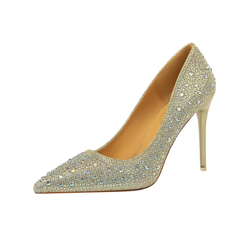 Dunnu Slim Heel High Heels 10CM Women's-16