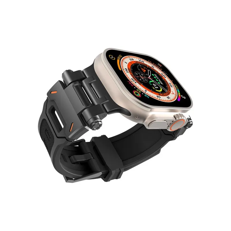 ZHENGGUANG Watch Band Apple Compatibility 41mm Silicone Material-55