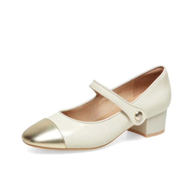 BASTO Block Heel High Heels 4cm Women's-1