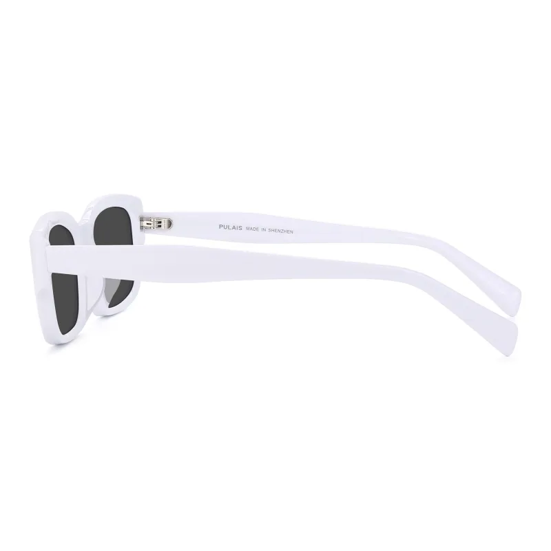 PULAIS Plate Frame Square Sunglasses Men's-6