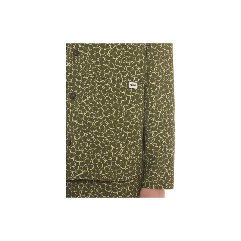 Maison Kitsuné Allover Floral Printed Overshirt-6