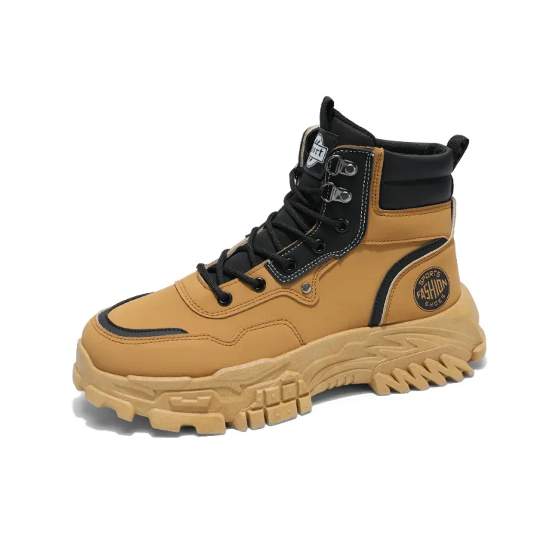 CariteSport Martin Boots Men Black/Khaki-1