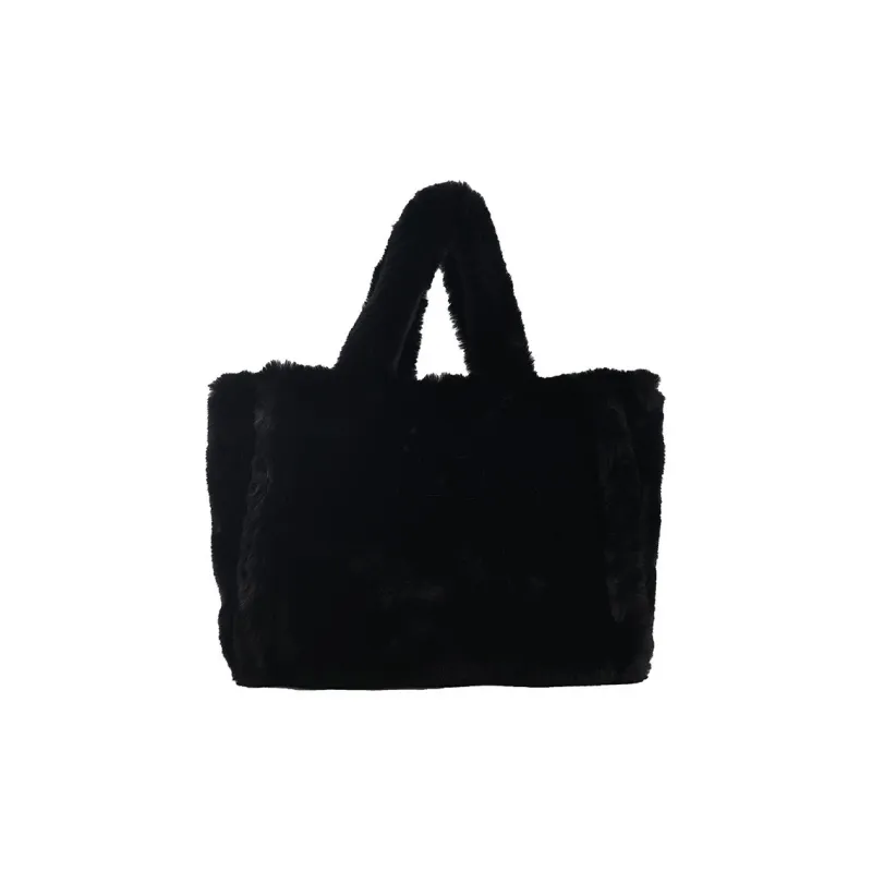 DALO Faux Fur Shoulder Bag Women's Multicolor-2