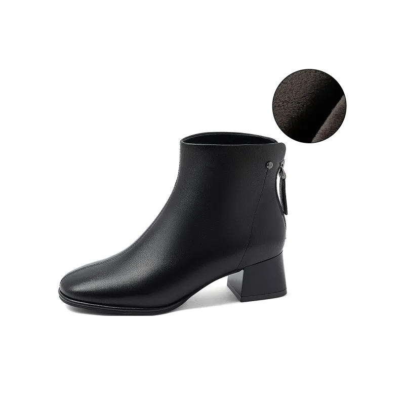 COMELY Ankle Boots Women's Black/Ecru-15