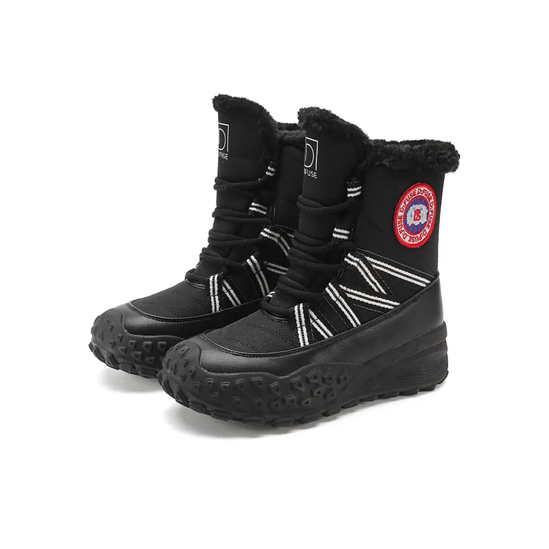 D:FUSE SCANDINAVIA Warm Wear-Resistant Height Increasing Short Snow Boots Women's-5