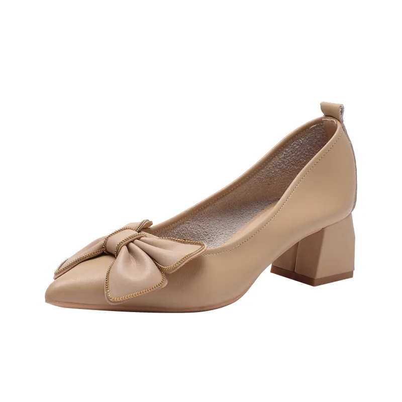 YAFEI XUANYU Chunky Heel High Heels 5cm Women's-5
