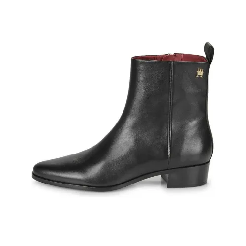 Tommy Hilfiger TH Monogram Ankle Boots Women's Black