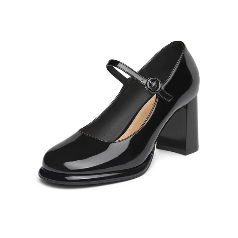 JOSINY Chunky Heel High Heels 7.5cm Women's-1