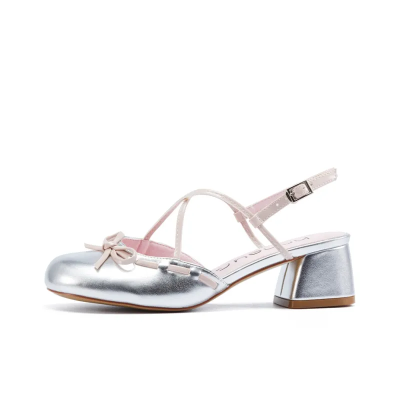 Honey GIRL Chunky Heel High Heels Women's-4