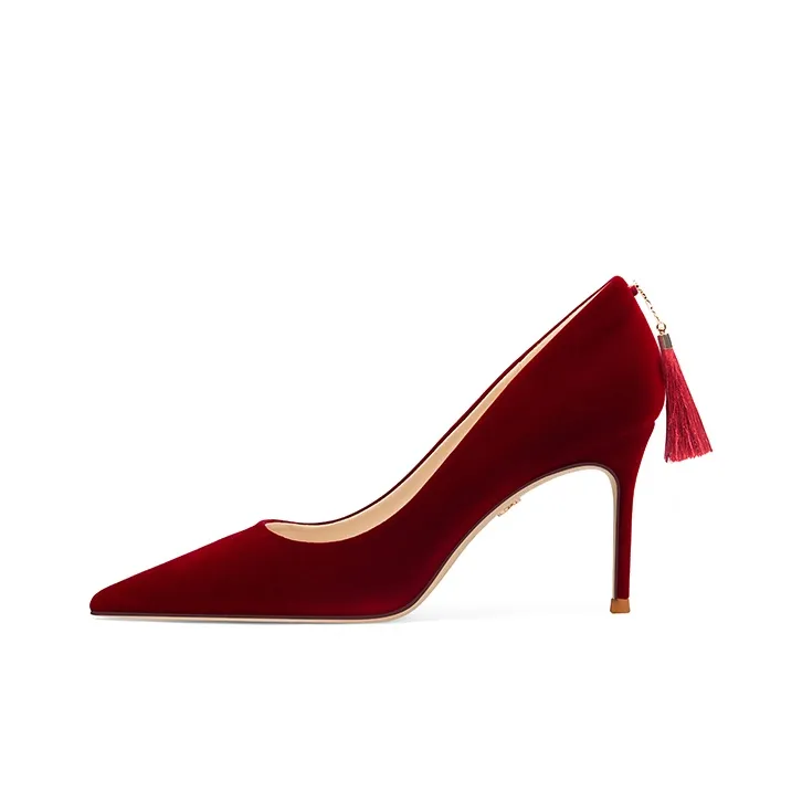 Holy Rose Slim Heel High Heels 10cm Women's-4