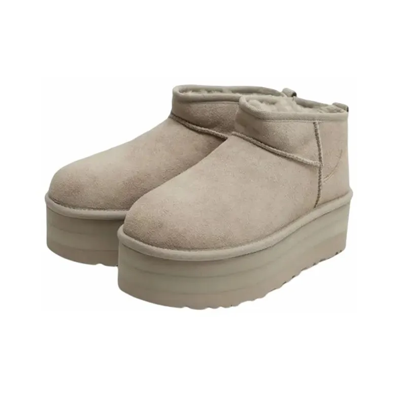 UGG Classic Ultra Mini Platform Boot Goat Women's-1