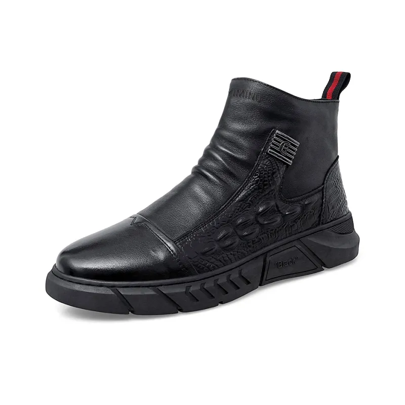 Eminu Ankle Boots Men Black-1
