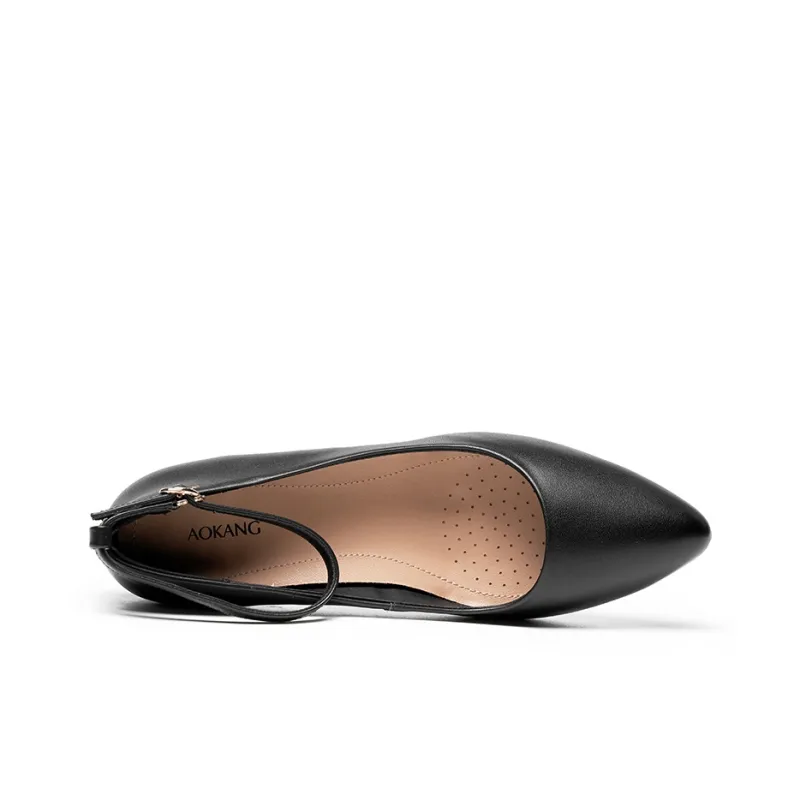 AOKANG High Heels Women's Black-7