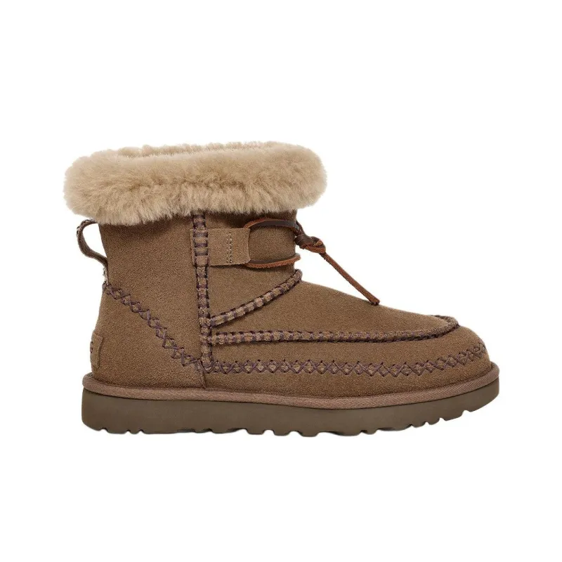 UGG Classic Mini Alpine Boot Hickory Women's-1