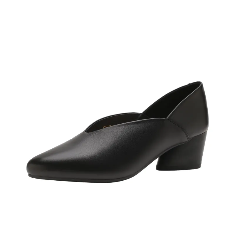 Safiya Chunky Heel High Heels 5cm Women's-0