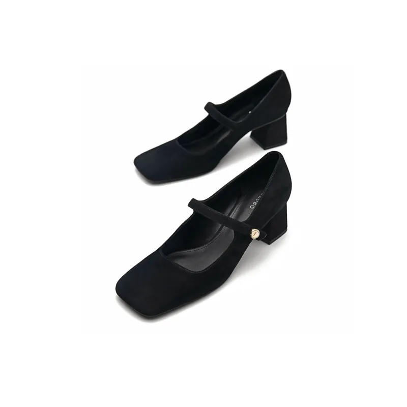 PEDRO High Heels Women's Low Top Black/Beige/Black 2-1